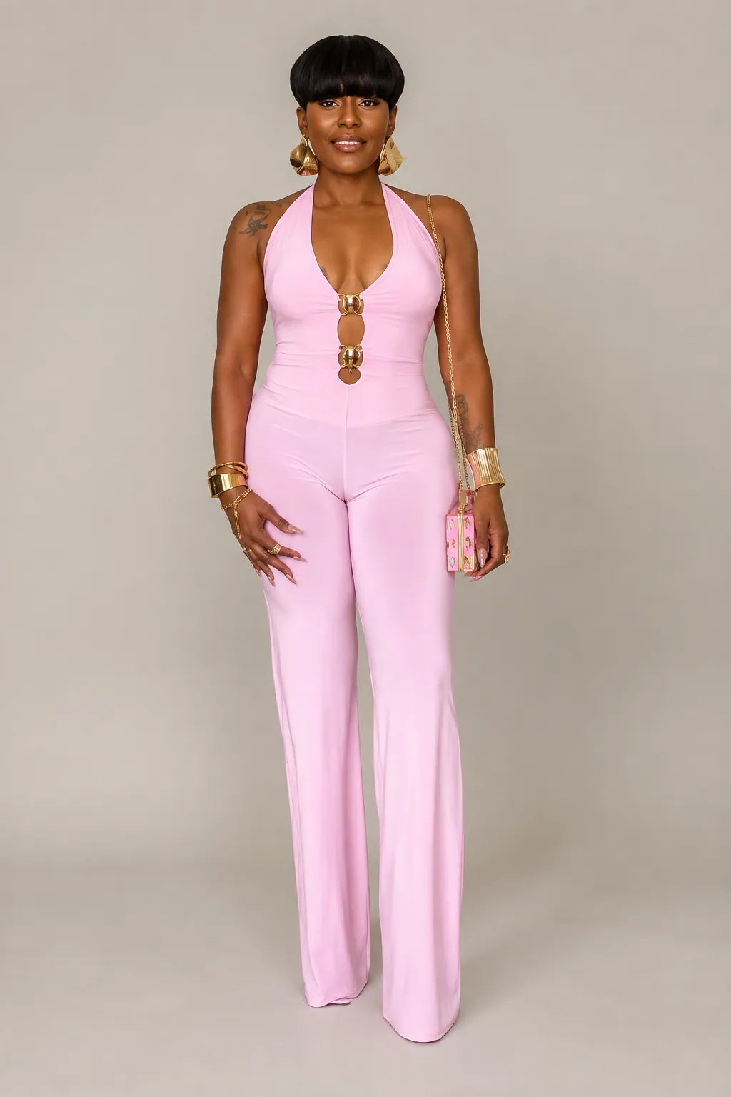 Pink Jumpsuit